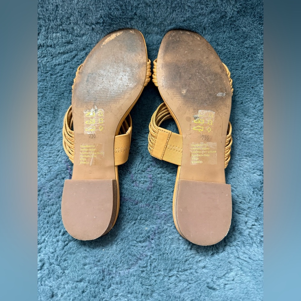 Women’s Madewell The Meg Slide Sandal Brown Size 7.5 Summer Casual - Picture 5 of 5